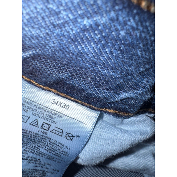 Men's Old Navy Straight Fit Jeans Blue Size 34x30​ - Picture 6 of 8